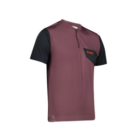 LEATT KOSZULKA ROWEROWA MTB TRAIL 3.0 JERSEY MALBEC FIOLET/CZARNY XL
