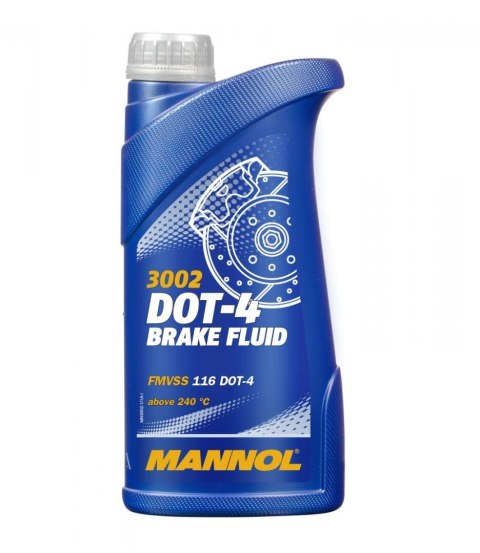 MANNOL PŁYN HAMULCOWY BRAKE FLUID DOT-4 1L