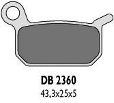 DELTA BRAKING KLOCKI HAMULCOWE KH325 KTM 50 60 TYŁ