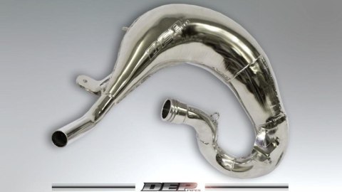 DEP PIPES DYFUZOR KOMORA TUBA REZONANSOWA NIKLOWANA FRONT EXHAUST PIPE NICKEL : KTM SX 85 18-21, HUSQVARNA TC 18
