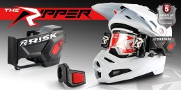RISK RACING RIPPER AUTOMATED GOGGLE ROLL AUTOMATYCZNY SYSTEM ROLL-OFF TOOTH