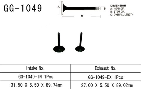 VESRAH ZAWÓR WYDECHOWY HONDA CRF 230 03-20 (OEM: 14721-KBB-900 1SZT.)