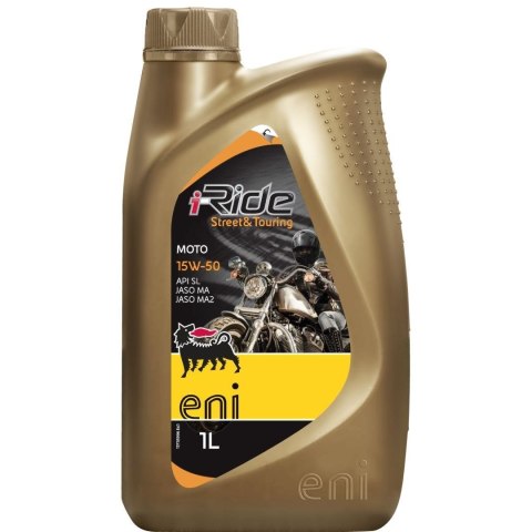 AGIP (ENI) OLEJ SILNIK I-RIDE MOTO 15W50 PÓŁSYNTETYCZNY 1L