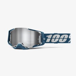 100 PROCENT GOGLE ARMEGA ALBAR -FLASH SILVER LENS - SZYBKA LUSTRO