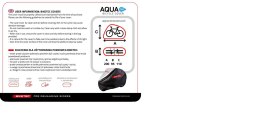 BIKETEC POKROWIEC WODOODPORNY AQUATEC NA DWA ROWERY UNI BLACK/SZARY ROZM M