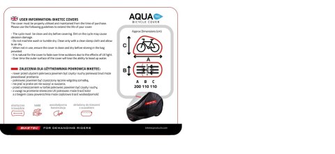 BIKETEC POKROWIEC WODOODPORNY AQUATEC NA TRZY ROWERY BLACK/SZARY ROZMIAR L BIKETEC POKROWIEC WODOODPORNY AQUATEC NA TRZY ROWERY BLACK/SZARY ROZMIAR L