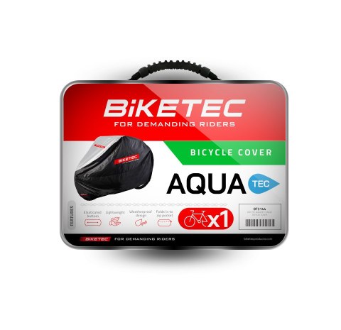 BIKETEC POKROWIEC WODOODPORNY AQUATEC NA JEDEN ROWER BLACK/SZARY ROZMIAR S BIKETEC POKROWIEC WODOODPORNY AQUATEC NA JEDEN ROWER BLACK/SZARY ROZMIAR S