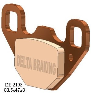 DELTA BRAKING KLOCKI HAMULCOWE KH489 RZR 170 09-14 TYŁ-ZASTĘPUJĄ DB2193QD-D