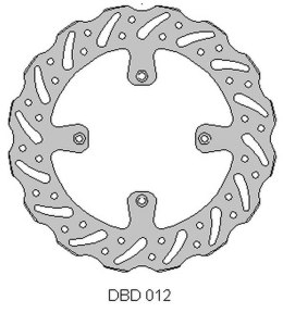 DELTA BRAKING TARCZA HAMULCOWA PRZÓD KAWASAKI KX 125 89-02, 250 WAVE 250X10