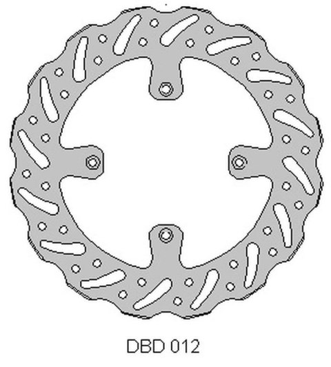 DELTA BRAKING TARCZA HAMULCOWA PRZÓD KAWASAKI KX 125 89-02, 250 WAVE 250X10