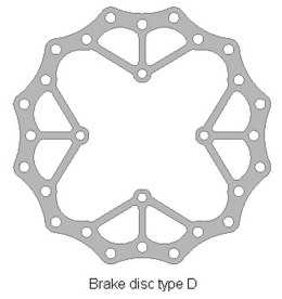 DELTA BRAKING TARCZA HAMULCOWA PRZÓD KAWASAKI KX 250 15-21, 450 WAVE ULTRA