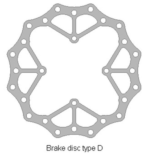DELTA BRAKING TARCZA HAMULCOWA PRZÓD KAWASAKI KX 250 15-21, 450 WAVE ULTRA