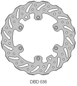 DELTA BRAKING TARCZA HAMULCOWA PRZÓD KTM 2T/4T 91-21, HUSABERG, HUSQVARNA,