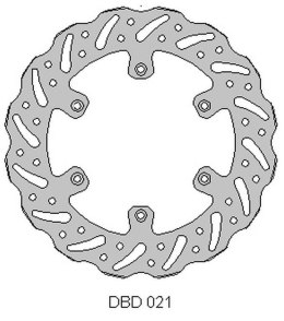 DELTA BRAKING TARCZA HAMULCOWA PRZÓD SUZUKI RM 125 88-10, 250 DRZ 01-07, YA