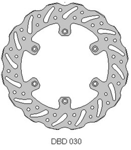 DELTA BRAKING TARCZA HAMULCOWA PRZÓD YAMAHA WR 125 92-00, YZ 90-00,WR/YZ 25