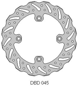 DELTA BRAKING TARCZA HAMULCOWA TYŁ BETA 250 RR '05-12, 525 RR '05-12, WAVE