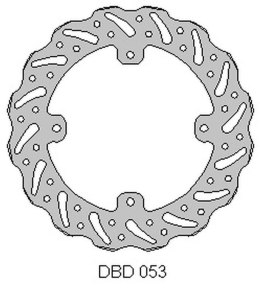 DELTA BRAKING TARCZA HAMULCOWA TYŁ HUSQVARNA TC 85 14-20, KTM SX 11-20, 250