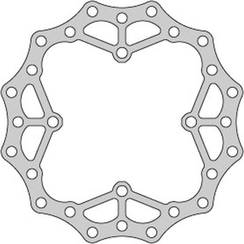 DELTA BRAKING TARCZA HAMULCOWA TYŁ KAWASAKI KX 125 03-08, 250 03-18, 21, 45