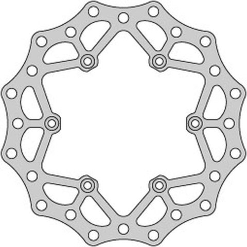 DELTA BRAKING TARCZA HAMULCOWA TYŁ KTM 2T/4T 91-21, HUSABERG, HUSQVARNA, GA