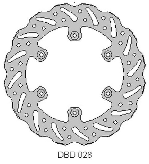 DELTA BRAKING TARCZA HAMULCOWA TYŁ YAMAHA YZ 125 02-21, WRF 250 WR 02-07, Y