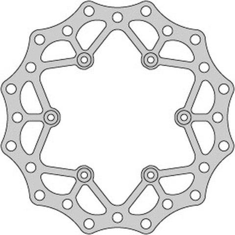 DELTA BRAKING TARCZA HAMULCOWA TYŁ YAMAHA YZ/WR 125 98-01, 250 YZF/WRF 400/
