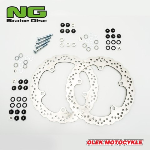NG TARCZA HAMULCOWA PRZÓD BMW R 1200 GS/ADV 13-18, 1250 19-22, 1300 GS 22,