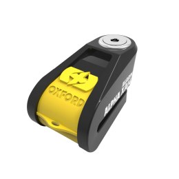 OXFORD BLOKADA TARCZY HAMULCOWEJ ALARMEM ALPHA XA14 BLACK/YELLOW FLUO