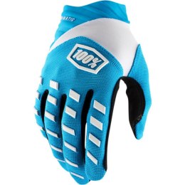 100 PROCENT RĘKAWICE AIRMATIC BLUE KOLOR NIEBIESKI/BIAŁY ROZMIAR XL