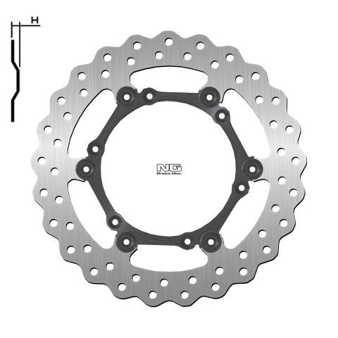 NG TARCZA HAMULCOWA PRZÓD KTM EXC 125/200/400/525/625 '90-17 WAVE PŁYWAJĄCA