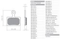 BRENTA KLOCKI HAMULCOWE ROWEROWE SINTER SHIMANO DURA ACE BR-R9170, ULTEGRA