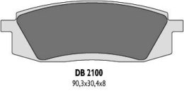 DELTA BRAKING KLOCKI HAMULCOWE KH105 TT350 600-ZASTĘPUJĄ DB2100MX-D ORAZ DB2100QD-D