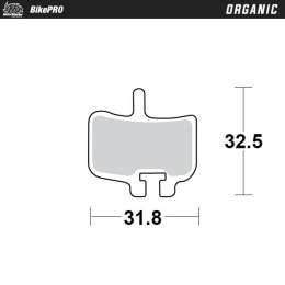 MOTO-MASTER BIKE PRO KLOCKI HAMULCOWE ROWEROWE ORGANICZNE PASUJE DO PROMAX