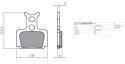 BRENTA KLOCKI HAMULCOWE ROWEROWE SINTER FORMULA CURA, RO RACING, T1 RACING