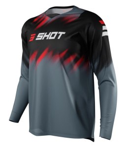 SHOT RACING KOSZULKA MOTO DEVO VERSUS BLACK / / XL
