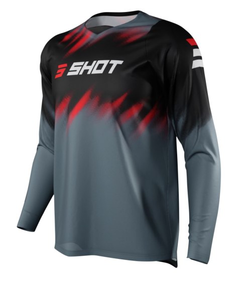 SHOT RACING KOSZULKA MOTO DEVO VERSUS BLACK / / M
