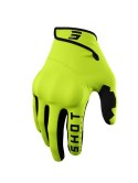 SHOT RACING RĘKAWICE SOFTSHELL ZIMOWE TRAINER CE 2.0 NEON YELLOW KOLOR ŻÓŁTY NEON/CZARNY 08