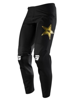 SHOT RACING SPODNIE MOTO CONTACT ROCKSTAR LIMITED EDITION BLACK KOLOR CZARNY/ŻÓŁTY/BIAŁY 30