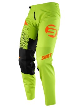 SHOT RACING SPODNIE MOTO DZIECIĘCE/JUNIOR DEVO KID ROLL GREEN ORANGE KOLOR ZIELONY/POMARAŃCZOWY/CZARNY 4/5