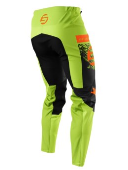 SHOT RACING SPODNIE MOTO DZIECIĘCE/JUNIOR DEVO KID ROLL GREEN ORANGE KOLOR ZIELONY/POMARAŃCZOWY/CZARNY 4/5