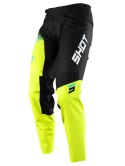 SHOT RACING SPODNIE MOTO DZIECIĘCE/JUNIOR DEVO KID VERSUS NEON YELLOW KOLOR CZARNY/ŻÓŁTY FLUO ROZMIAR 4/5