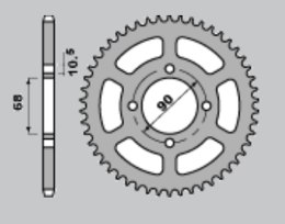 JR ZĘBATKA TYŁ 243 45 MTX 80R2 87-92 JTR241.45