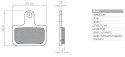 BRENTA KLOCKI HAMULCOWE ROWEROWE SINTER SRAM LEVEL T, LEVEL TL, TLM ULTIMAT