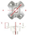 BRONCO PIASTA NAPĘDOWA KOŁA PRZÓD POLARIS SPORTSMAN 550 10-14 /850 10-21, S