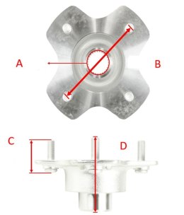 BRONCO PIASTA NAPĘDOWA KOŁA PRZÓD POLARIS SPORTSMAN 550 10-14 /850 10-21, S