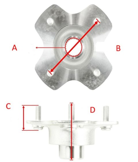 BRONCO PIASTA NAPĘDOWA KOŁA PRZÓD POLARIS SPORTSMAN 550 10-14 /850 10-21, S BRONCO PIASTA NAPĘDOWA KOŁA PRZÓD POLARIS SPORTSMAN 550 10-14 /850 10-21, S