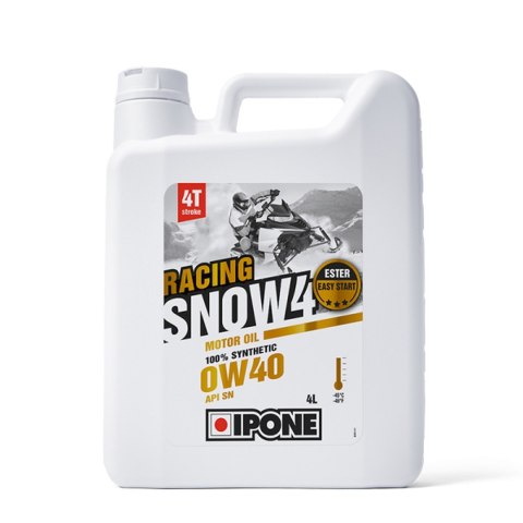 IPONE SNOW RACING 4T 0W40 OLEJ DO SKUTERÓW ŚNIEŻNYCH 100% SYNTETYK 4L