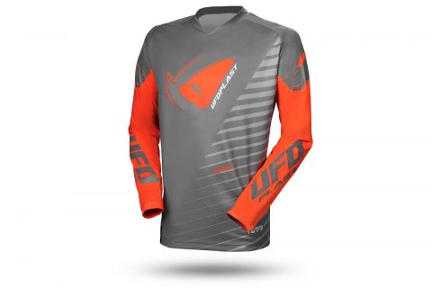 UFO KOSZULKA KIMURA CROSS DZIECIĘCA/JUNIOR/KID GRAY/ORANGE ROZMIAR XXXS -KO