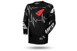 UFO KOSZULKA SLIM ADRENALINE CROSS BLACK ORANGE FLUO M - OFERTA SPECJALNA
