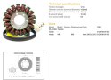 DZE STATOR HONDA VFR 800 03-13 OEM 31120-MCW-D03
