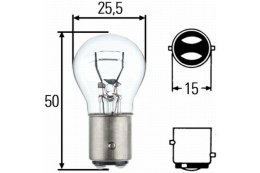 HELLA ŻARÓWKA 8GD P21/5W 12V BAY15D